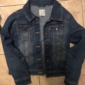 Children’s Place Denim Jacket Size is 10-12